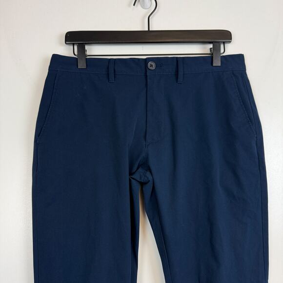 J.Crew Mens Tech Slim Chino Pants Navy Blue - 30x27 - Picture 2 of 9